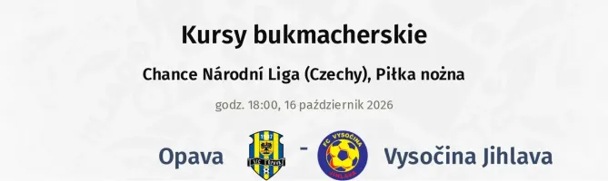 Opava - Vysočina Jihlava kursy bukmacherskie