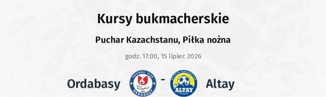 Ordabasy - Altay kursy bukmacherskie