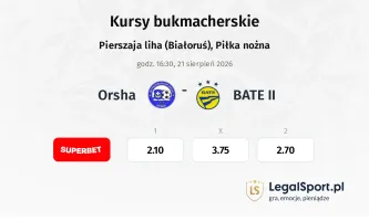Orsha - BATE II kursy bukmacherskie