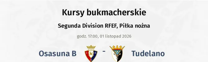 Osasuna B - Tudelano kursy bukmacherskie