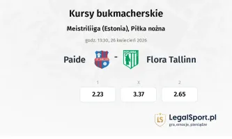 Paide - Flora Tallinn kursy bukmacherskie