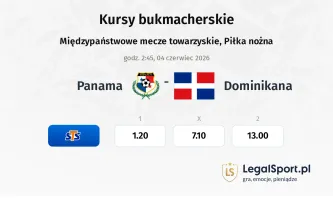 Panama - Dominikana kursy bukmacherskie