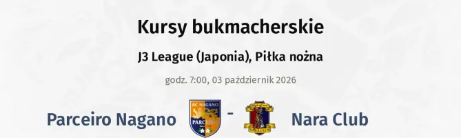 Parceiro Nagano - Nara Club kursy bukmacherskie