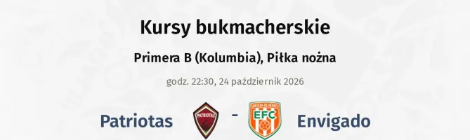 Patriotas - Envigado kursy bukmacherskie