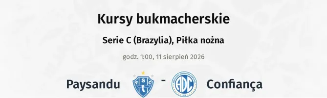 Paysandu - Confiança kursy bukmacherskie