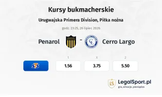 Penarol - Cerro Largo kursy bukmacherskie