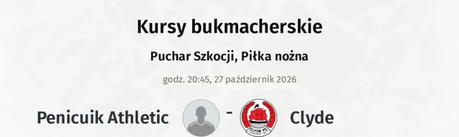 Penicuik Athletic - Clyde kursy bukmacherskie