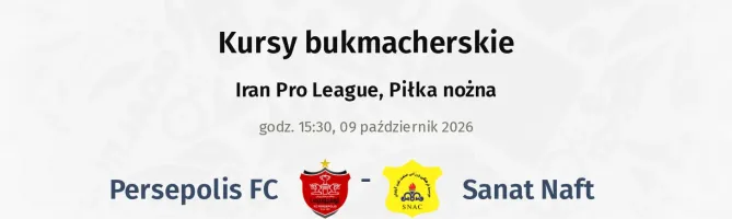 Persepolis FC - Sanat Naft kursy bukmacherskie