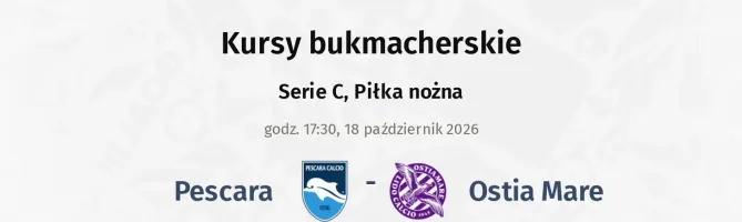 Pescara - Ostia Mare kursy bukmacherskie