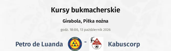 Petro de Luanda - Kabuscorp kursy bukmacherskie