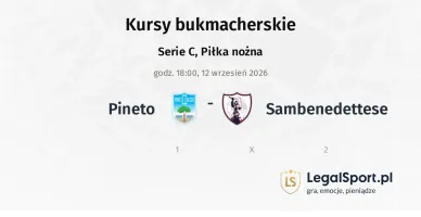 Pineto - Sambenedettese kursy bukmacherskie