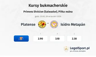 Platense - Isidro Metapán kursy bukmacherskie