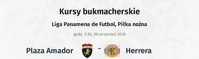 Plaza Amador - Herrera kursy bukmacherskie