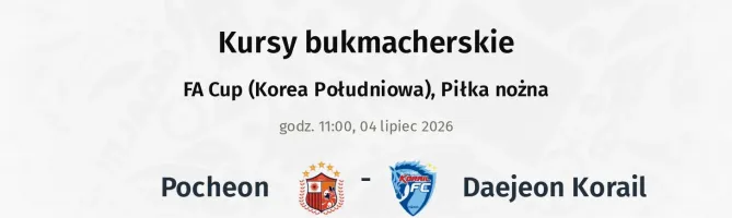Pocheon - Daejeon Korail kursy bukmacherskie