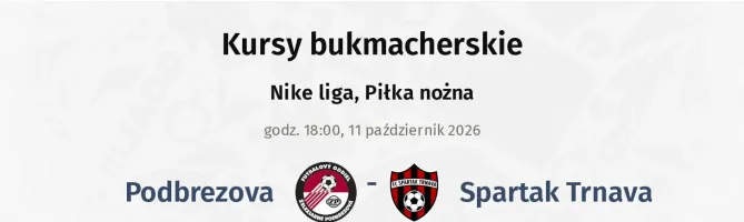 Podbrezová - Spartak Trnava kursy bukmacherskie