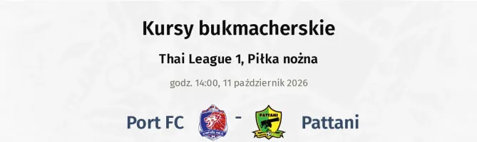 Port FC - Pattani kursy bukmacherskie