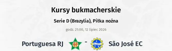 Portuguesa RJ - São José EC kursy bukmacherskie