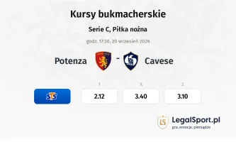 Potenza - Cavese kursy bukmacherskie