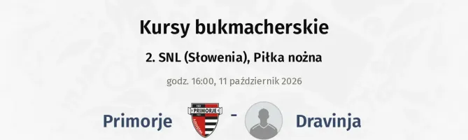 Primorje - Dravinja kursy bukmacherskie