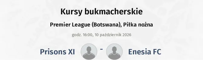 Prisons XI - Enesia FC kursy bukmacherskie