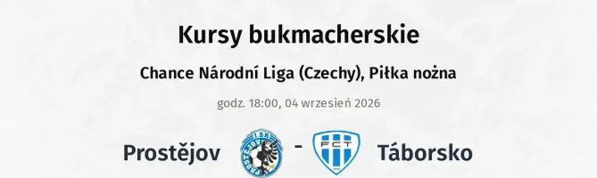 Prostějov - Táborsko kursy bukmacherskie