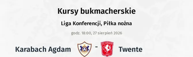 Qarabag - Twente kursy bukmacherskie