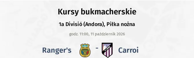 Ranger's - Carroi kursy bukmacherskie