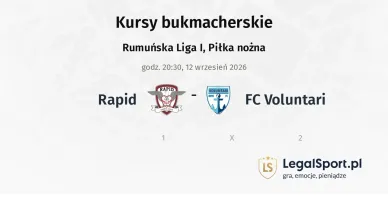 Rapid - FC Voluntari kursy bukmacherskie