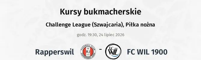 Rapperswil - FC WIL 1900 kursy bukmacherskie