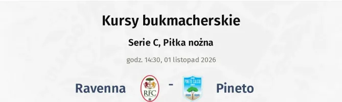 Ravenna - Pineto kursy bukmacherskie
