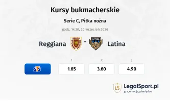 Reggiana - Latina kursy bukmacherskie