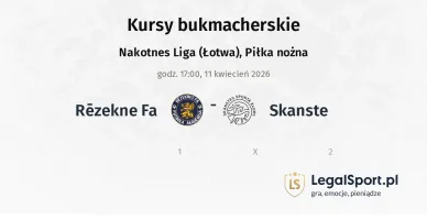 Rēzekne FA - Skanste kursy bukmacherskie