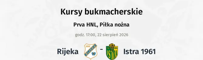 Rijeka - Istra 1961 kursy bukmacherskie