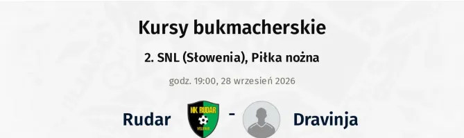 Rudar - Dravinja kursy bukmacherskie