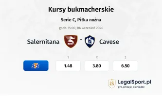 Salernitana - Cavese kursy bukmacherskie
