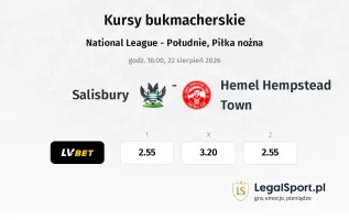 Salisbury - Hemel Hempstead Town kursy bukmacherskie