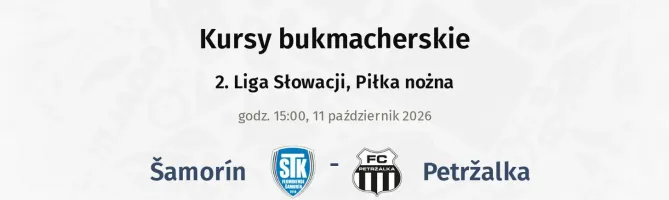 Šamorín - Petržalka kursy bukmacherskie