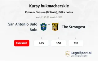San Antonio Bulo Bulo - The Strongest kursy bukmacherskie