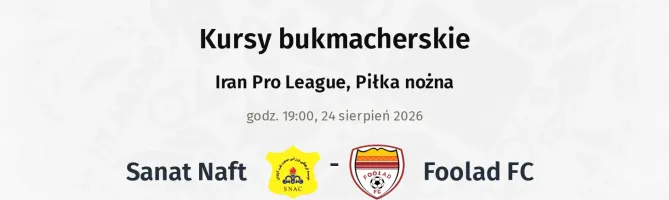 Sanat Naft - Foolad FC kursy bukmacherskie