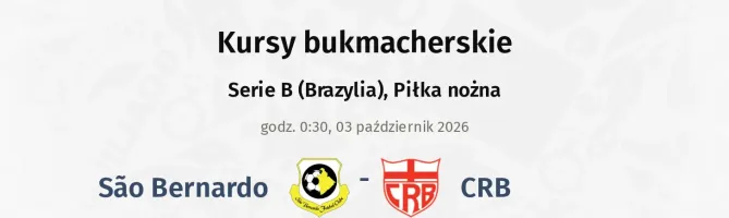 São Bernardo - CRB kursy bukmacherskie