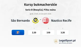 São Bernardo - Nautico Recife kursy bukmacherskie