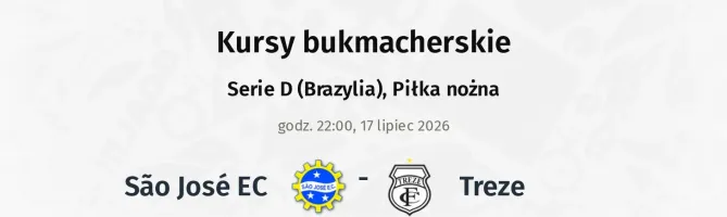 São José EC - Treze kursy bukmacherskie