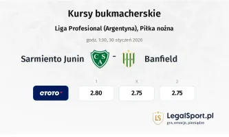 Sarmiento Junin - Banfield kursy bukmacherskie
