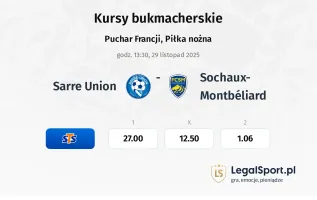 Sarre Union - Sochaux kursy bukmacherskie