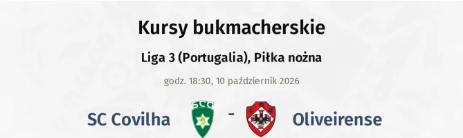 SC Covilha - Oliveirense kursy bukmacherskie