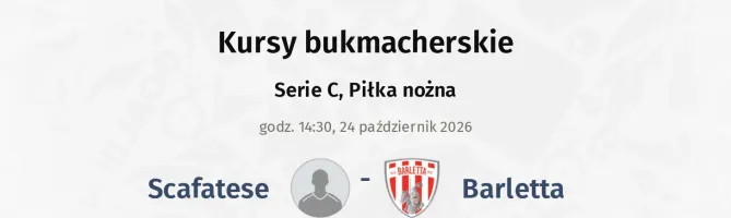 Scafatese - Barletta kursy bukmacherskie