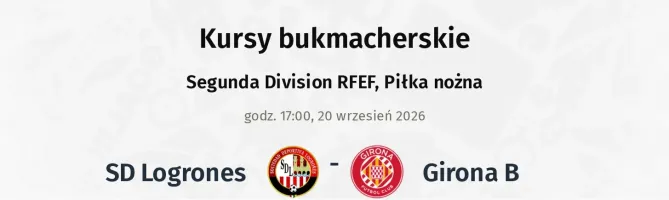 SD Logrones - Girona B kursy bukmacherskie