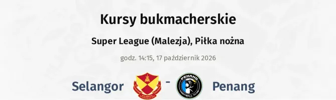 Selangor - Penang kursy bukmacherskie