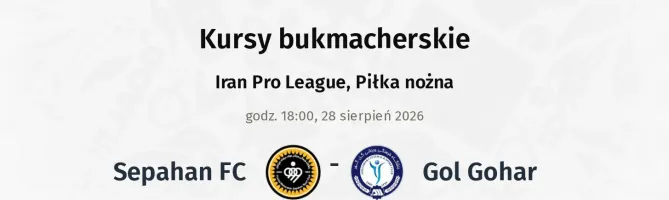 Sepahan FC - Gol Gohar kursy bukmacherskie
