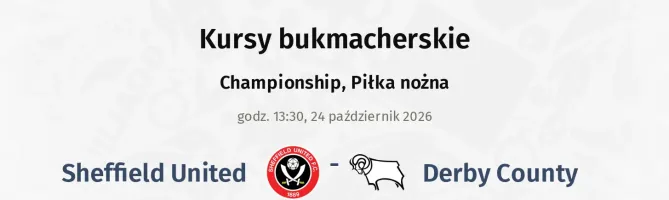 Sheffield United - Derby County kursy bukmacherskie